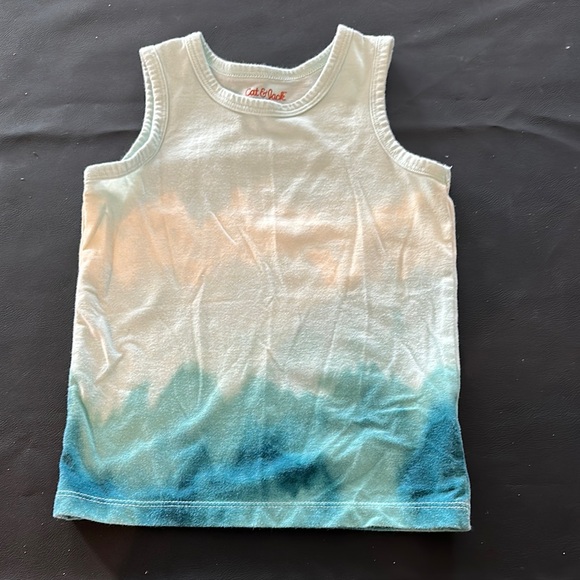 Cat & Jack Other - Cat & Jack Blue Tie Died Kids Tank Top